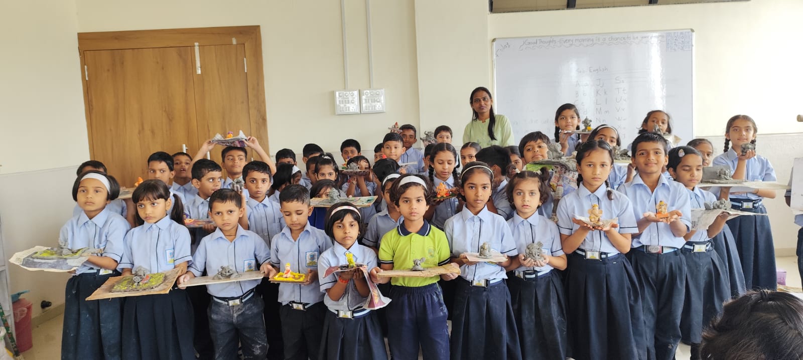 Ganapati idol making Activity